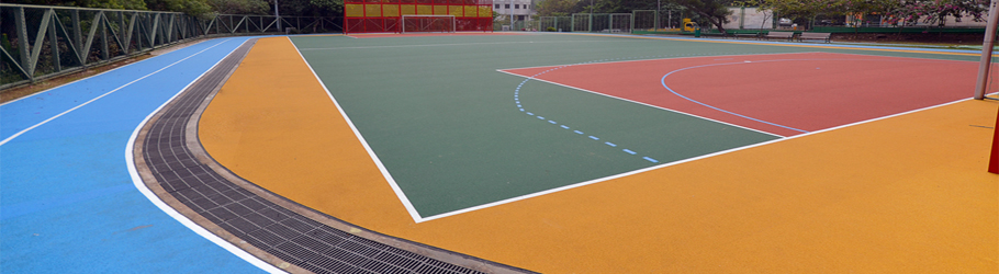 IVE Vocational School, Tuen Mun, Hong Kong, China - Decoflex D Outdoor Sports Flooring